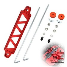 Battery Hold Down Bracket, Aluminum Alloy Battery Tie Down Bracket, Battery Red