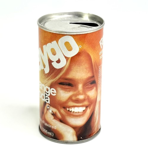 1970s FAYGO Orange Rainbow of Flavors Soda Pop 12oz Pull Top Steel Can Detroit - Picture 14 of 16