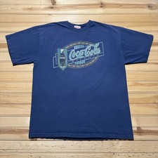 Vintage 90s Coca-Cola Coke Atlanta Georgia Graphic Promo T-Shirt USA Made Large