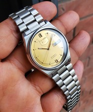 Seiko SKZ493 Golden 1999 Textured Sunburst Retro Rare Vintage Automatic JDM OEM