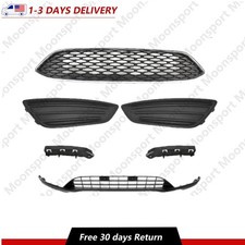 Complete Bumper Cover Grills W Fog Light Cover Fits 2015-2018 Ford Focus Complete Bumper Cover Grills W Fog Light Cover Fits 2015-2018 Ford Focus