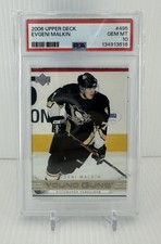 Evgeni Malkin PSA 10 Young Guns Rookie Card Checklist 2006-07 #495 GEM RC