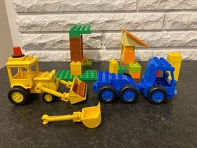 LEGO DUPLO Bob the Builder 3297 Scoop and Lofty at the Building Yard set 51/62pc