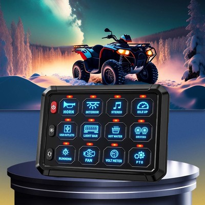 12 Gang LED Auto Schalttafel Universal Circuit Control Relais System Switch Box