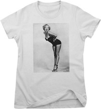 Marilyn Monroe Damen Bathing Suit Pose Portrait Girly Tee RD-5-MM004-DTG
