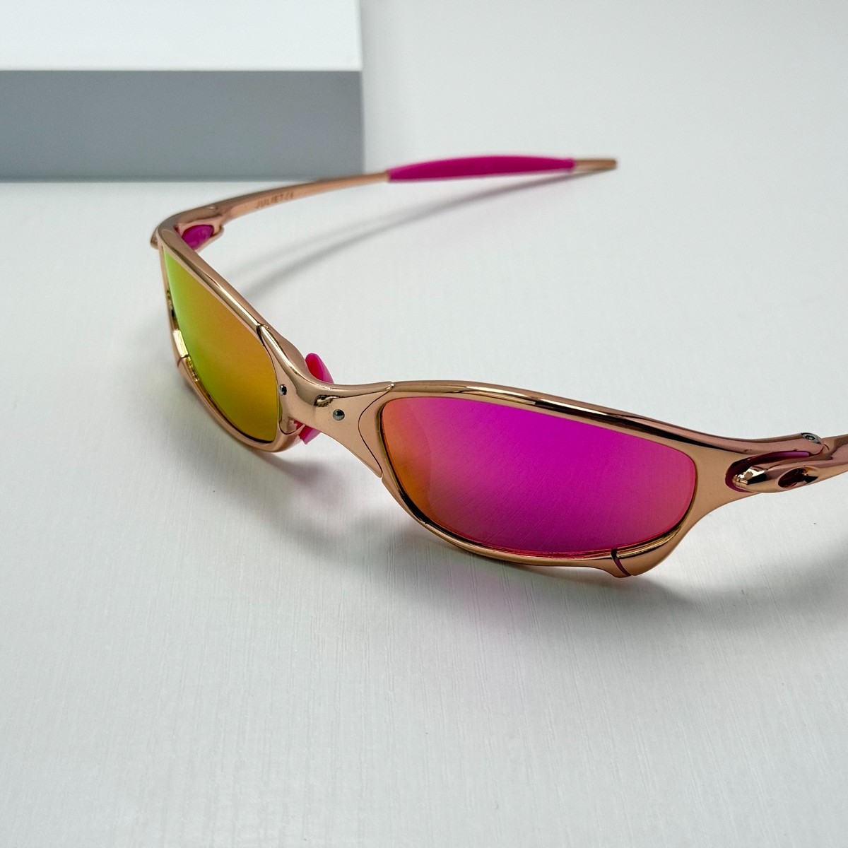 Oakley Juliet X-Metal Sunglasses Rose Gold Purple Iridium Vintage