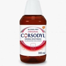 Image of 3 x CORSODYL Mouthwash (300ml) - Original Alc-Free | Mint Alc-Free | Mint