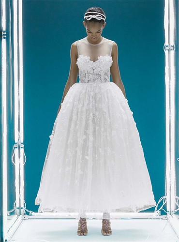 Z H\u0026M Giambattista Valli Corsetto Pizzo Abito Bianco Fiori Sposa Matrimonio  12 8 | eBay