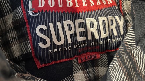 SUPERDRY - Hemd - Jacke - Gr.XL, mit abknöpfbarer Kapuze - Bild 6 von 12