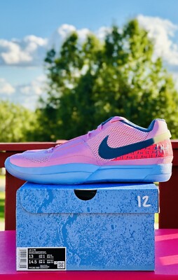 Nike Ja 1 PE Day One Soft Pink Size 13 Blue Zoom Air Max Dunk Eybl Cut GT Jump 2