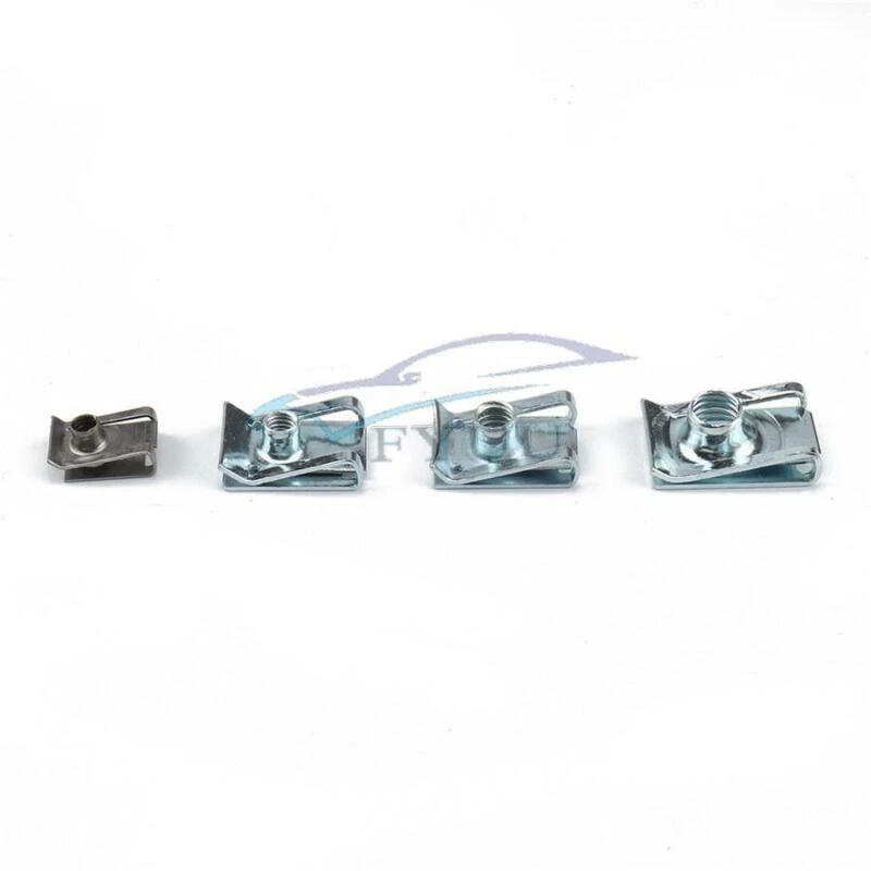 200X M4 M5 M6 Motorcycle Fairing Bodywork Panel Clips U Nut Speed Fasteners Kits - Image 2 of 4