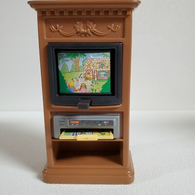レア！1950’ｓ Kraft TV Cameraman ビンテージ TOY Vintage Fisher Price Loving Family Dollhouse Rotating TV VCR Stand