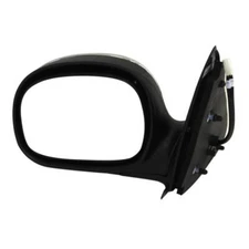 Power Side View Mirror Chrome & Black Driver Left LH for Ford F150 Truck