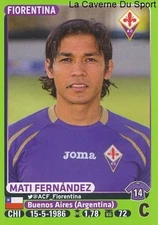 144 MATI FERNANDEZ CHILE FIORENTINA STICKER FOOTBALLERS 2015 PANINI