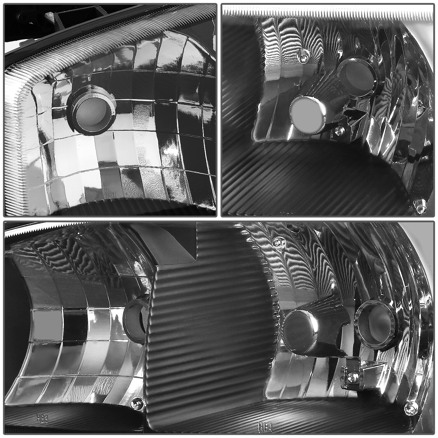 For 19992007 GMC Sierra 1500 Yukon Black Housing Clear Corner