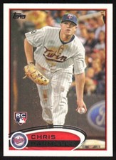 2012 Topps Chris Parmelee RC #95 Minnesota Twins