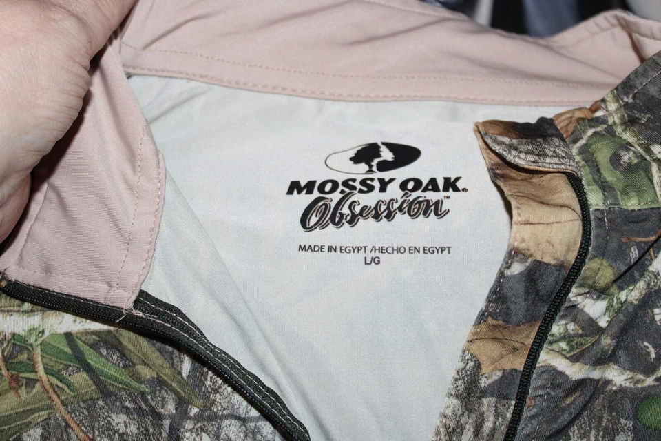 Pullover MOSSY OAK OBSESSION Turkey Thugs 1/4 Cremallera Manga Larga TOP LG Camuflaje (C005) Foto 3 de 3