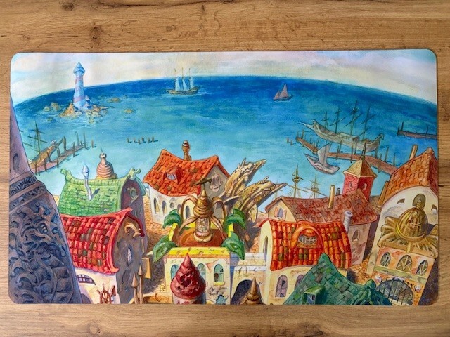 Rishadan Port Playmat MAGIC MTG Tappetino porto di rishada High Quality New