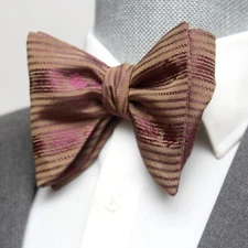 CAMELLUCCI Men's Self-tied Bow Tie Big Butterfly Bow tie S607 100%silk