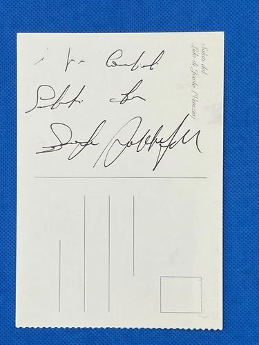ALESSANDRO "SPILLO" ALTOBELLI Original Autograph Manuscript Hand Signed Autogr