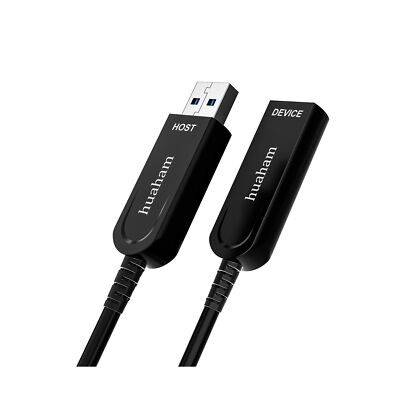 USB 3.1 Extension Cable 50ft, Fiber Optic High Speed 10Gbps USB Active Extens...