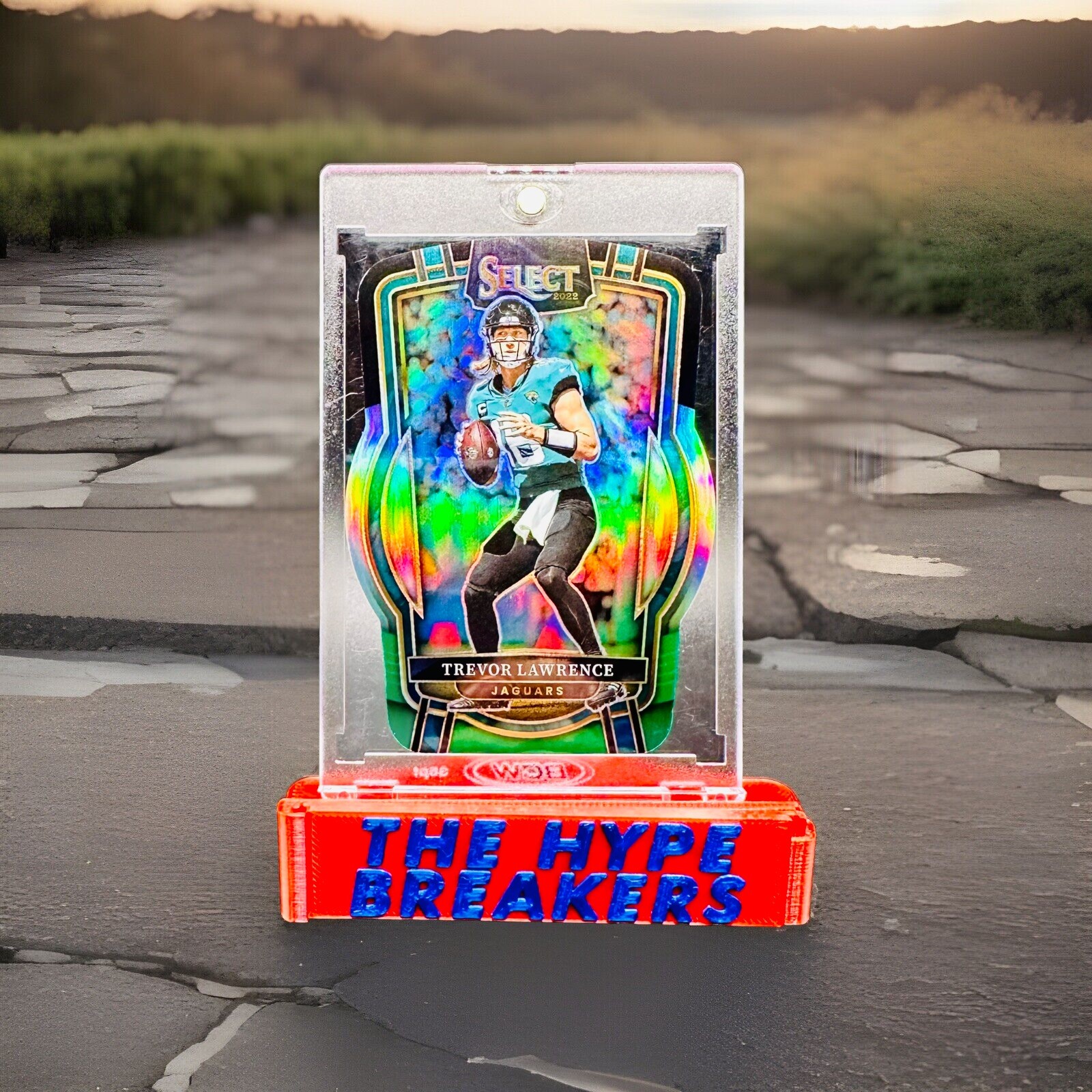 Trevor Lawrence Black & Green PRIZM 2022 PANINI SELECT DIE-CUT Club Level SP 254