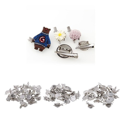100 Broches De Base 23mm + épingles De Sûreté – Lot Neuf Par Uxcell