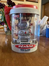 Vtg  TEKNO DINKIE ROBOT Voice Activated Mom Bot Jibo-Kie Games Retro 2001