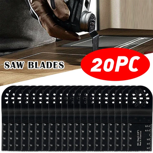 20stk Multitool Zubehör Sägeblatt-Set Metall Holz für Multimaster Makita Einhell - Bild 9 von 18