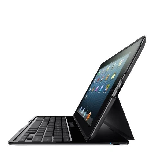 BELKIN CASE FOR IPAD 4 3 2 FOLIO KEYBOARD BLUETOOTH ULTIMATE *RETRN1* F5L149-BLK - Picture 1 of 8
