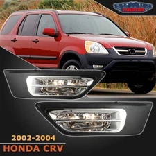 Fog Lights for 2002-2004 Honda CR-V CRV Clear Driving Bumper Lamps+Switch+Bulbs