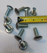 Carriage Bolts Lot of 10 Pcs. 7/16"-14  x 1  1/4"