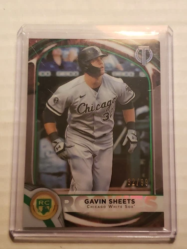 2022 Topps Tribute Green RC Gavin Sheets 23/99 Jersey numbered 1/1