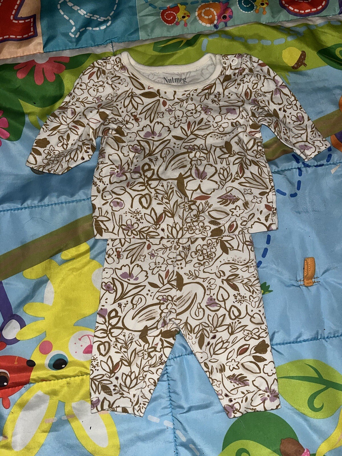 Baby Girl Leggings Set 🦢 Newborn Nutmeg 🤎 eBay