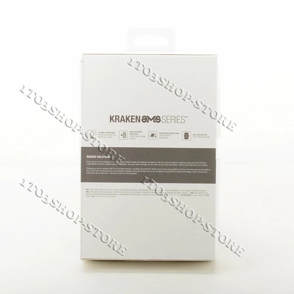 Trident Kraken iPhone 7 Plus & iPhone 8 Plus Hard Case w/Holster Belt Clip Black - Image 2 of 4