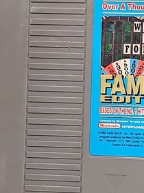 Wheel of Fortune - Family Edition (Nintendo, 1990) NES Tested ML322