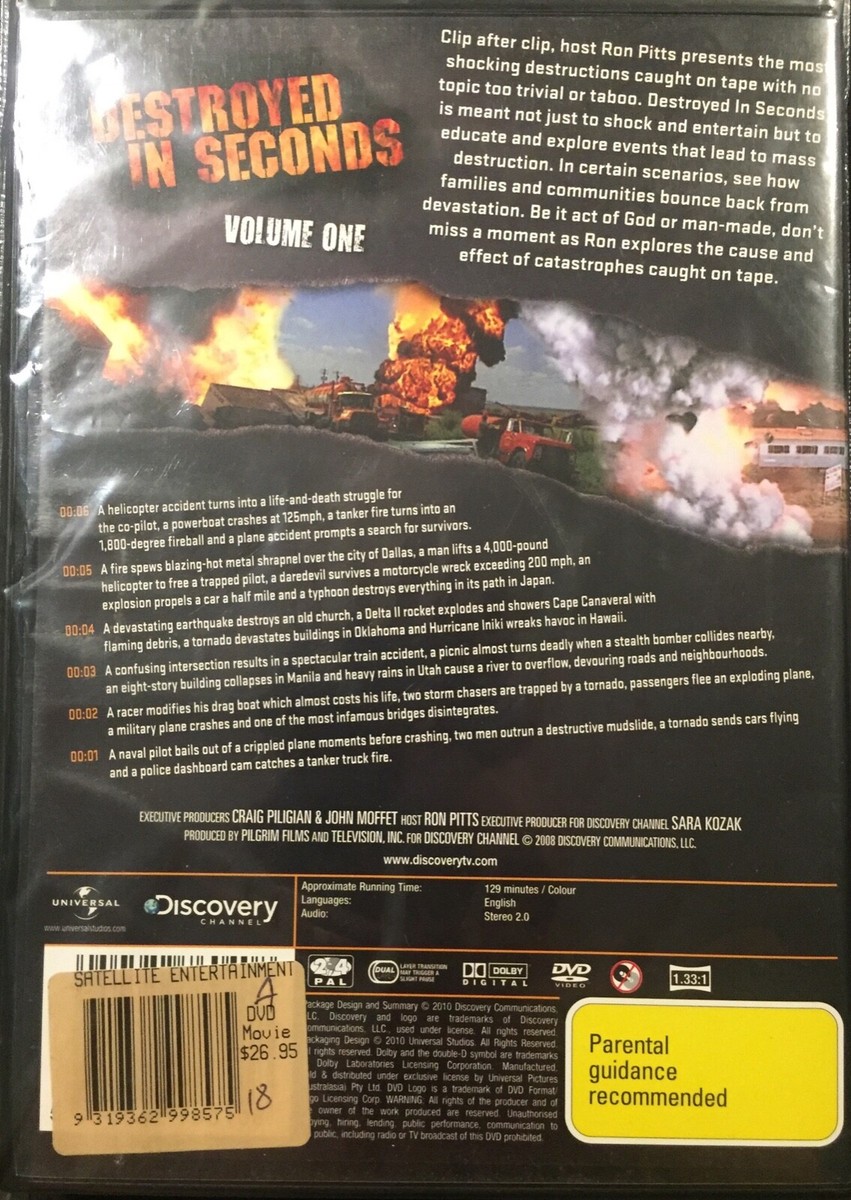 Destroyed in Seconds : Vol 1 (DVD, 2008) for sale online | eBay