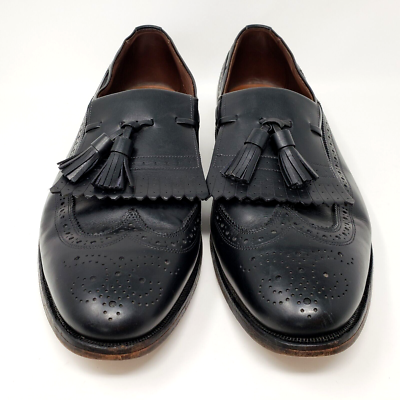 Allen Edmonds Size 11.5 D Black Leather Arlington Wingtip  display picture 1