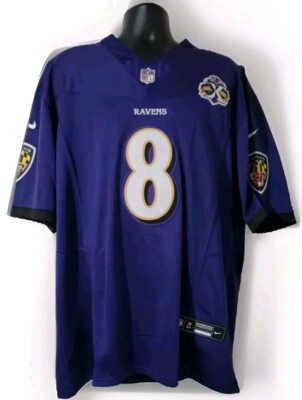  LAMAR JACKSON Baltimore Ravens Nike Vapor F.U.S.E. #8 Limited Jersey Large NWT