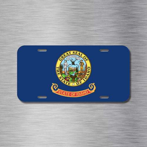 Idaho State Flag License Plate Vehicle Auto Tag Boise Meridian FREE SHIPPING - Picture 2 of 3
