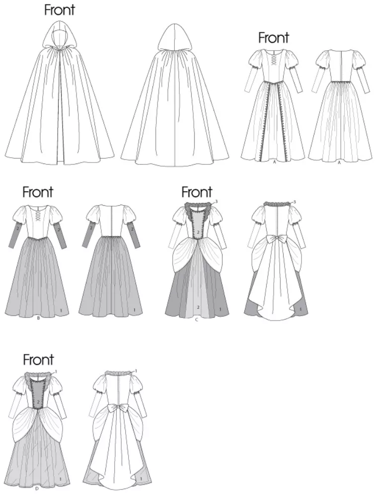 Princess of Time Cosplay Sewing Pattern Digital Download