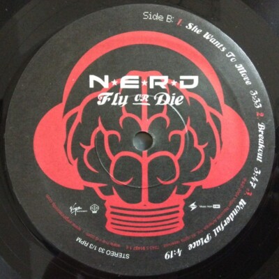 N.E.R.D / Fly Or Die 2004 US Original 2LP Vinyl Virgin Records