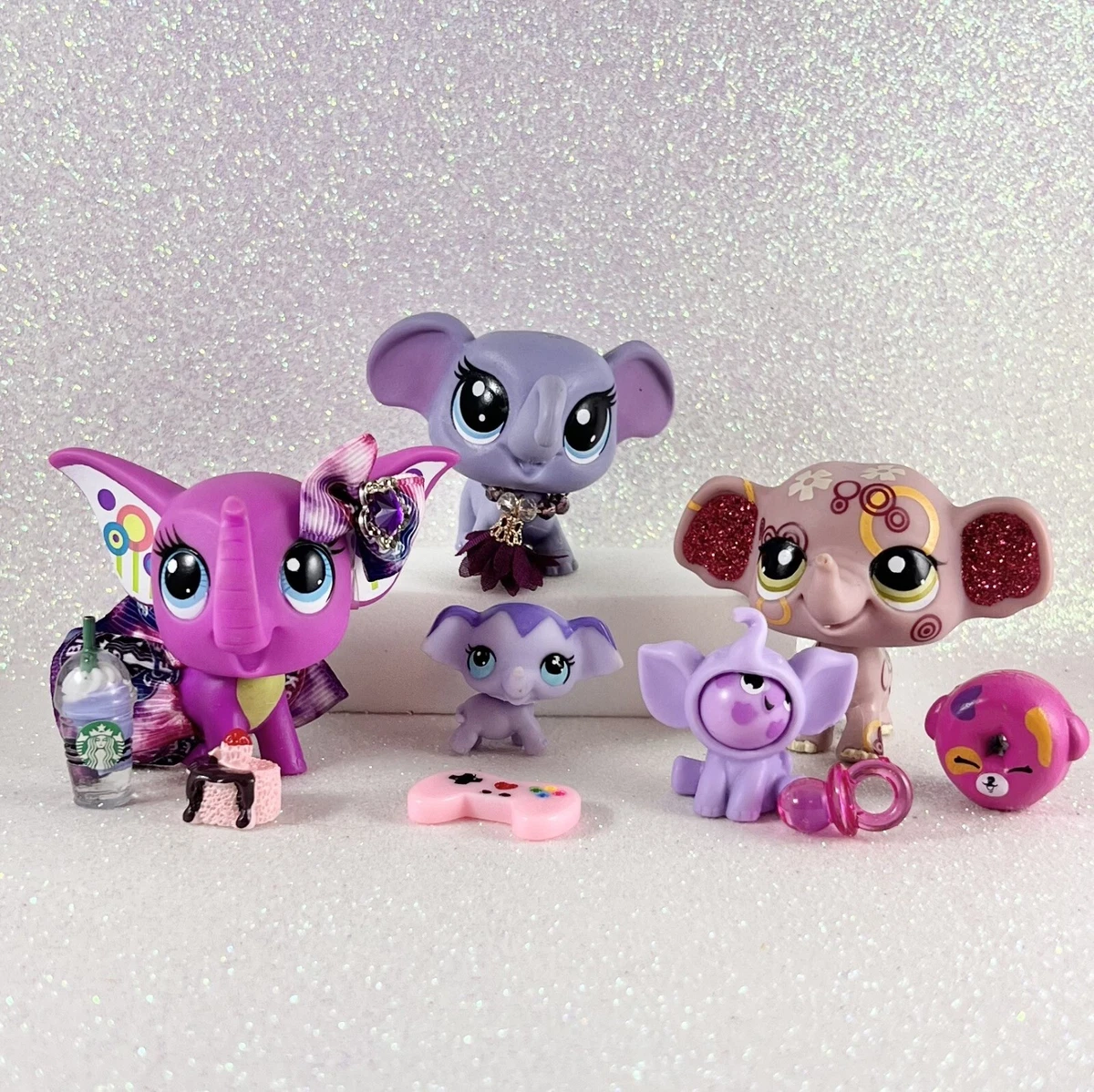 Littlest Pet Shop LPS Elephant rolleroos baby3203 112 3237 2154 3598