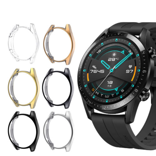 Waterproof Full Protection Screen Cover Shell For Huawei Watch GT 2 46mm - Afbeelding 1 van 16