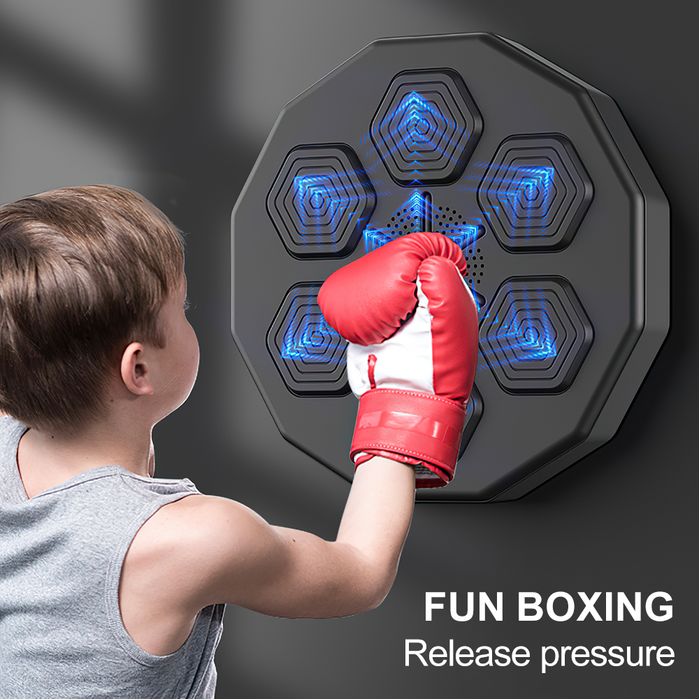 Boxing Training Target Wall Mount Bluetooth Music Indoor React Exercise ...