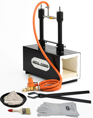 Forge à Gaz Propane Devil Forge DFPROF2b - Température Max 1370°C - Pour Forgeage Et Fusion