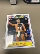2021 Topps Heritage WWE The Miz 2018 Superstar Insert #TM-18