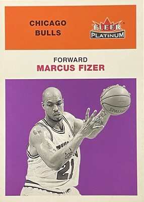 2001-02 Fleer Platinum MARCUS FIZER Chicago Bulls