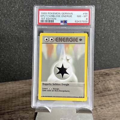 1st edition German Colorless Energy 96/102 Pokemon Card Base Set PSA 8 |  eBay