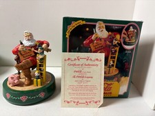 COCA COLA SANTA CLAUS Coke Mechanical Bank 2nd in series with box packing
